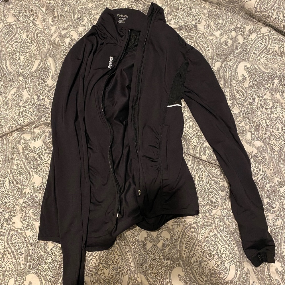 Reebok zip up workout shirt/sweatshirt